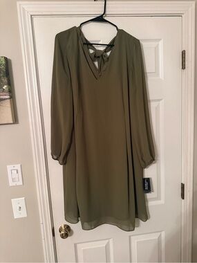Macy's | Dresses | Lime Green Lace Dress | Poshmark